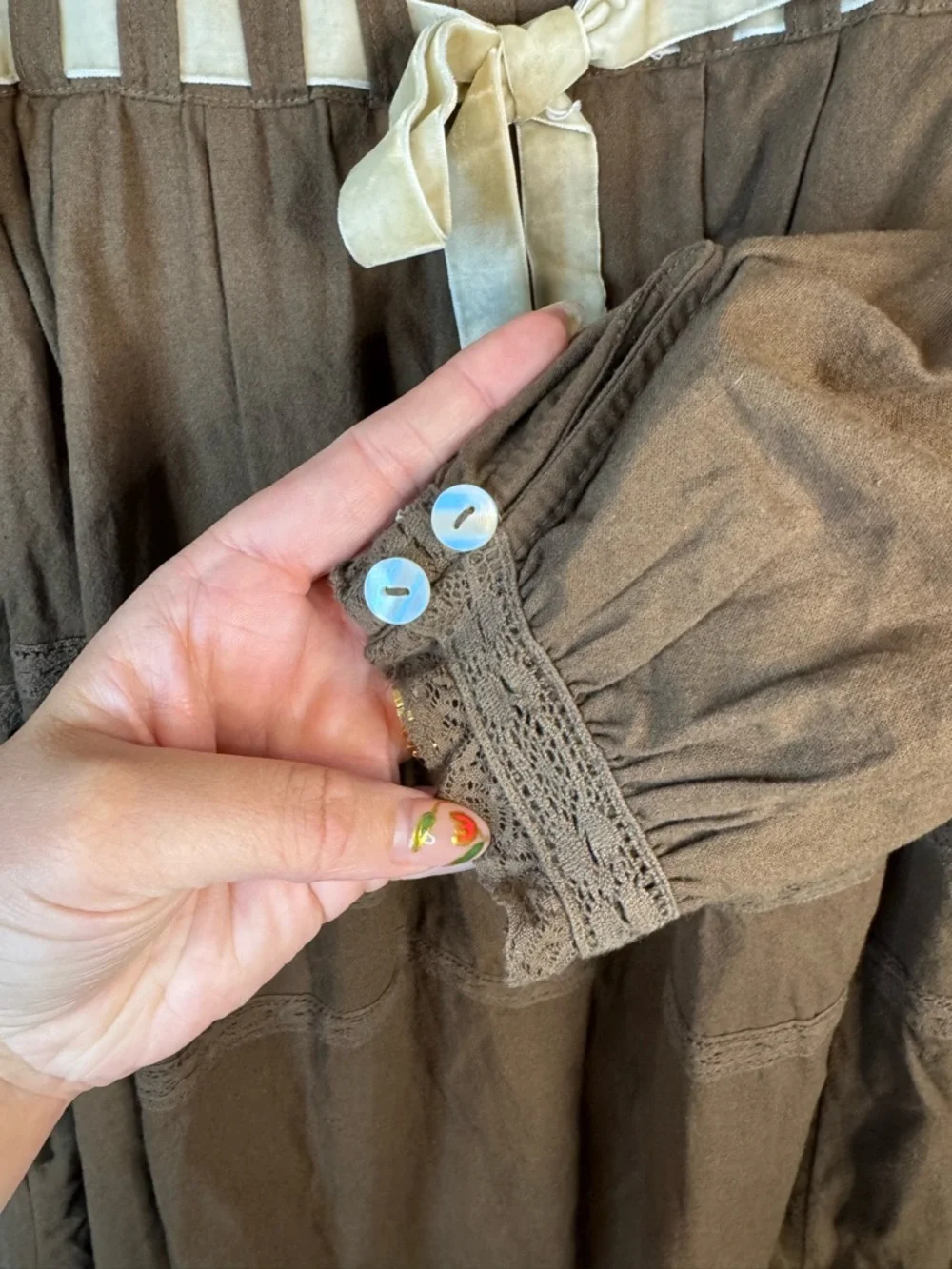 Free People Tea Time Mini Dress Small - Picture 8 of 13